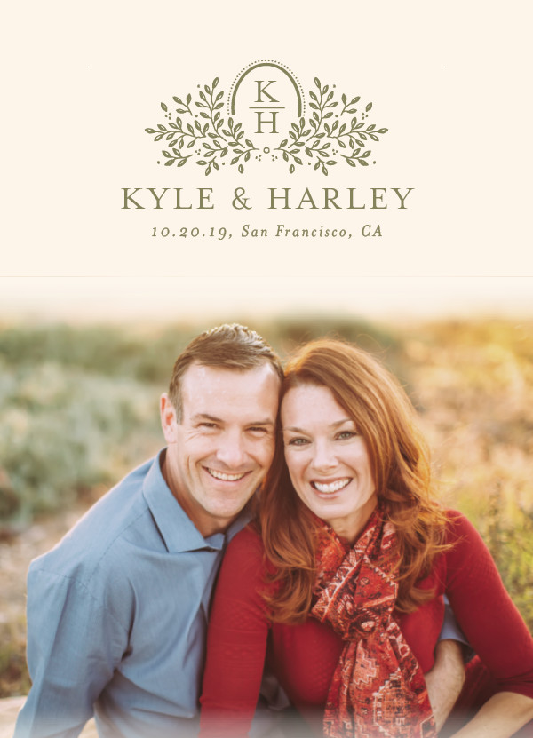 'Belfast (Sagebrush)' Save-the-Date 'Belfast (Sagebrush)' Save-the-Date